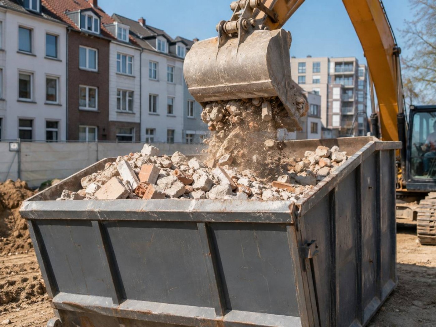 Bauschutt entsorgen in Berlin und Brandenburg