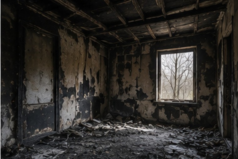 Brandschaden Lichtenberg – Dachstuhl nach Feuer